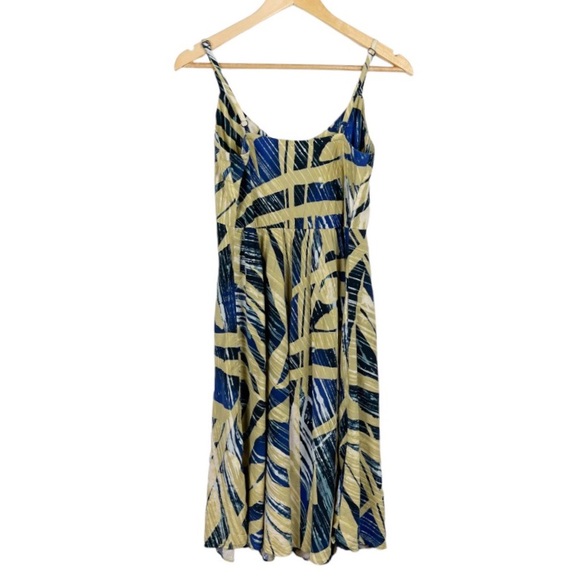 Jam’s World Wood Grove Blue Tan Sleeveless Dress Size Small - Picture 7 of 10